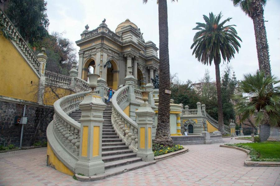Depto 707 Excelente Ubicacion Metro Sta Lucia, Barrio Paris Londres Centro Santiago Lägenhet Exteriör bild